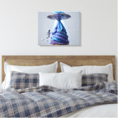 Cosmic Ice Cream Abduction Canvas Afdruk (Insitu (Slaapkamer))
