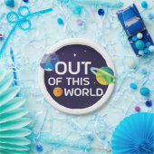 Cosmic Illustration uit deze World Outer Space Papieren Bordje (Feest)