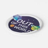 Cosmic Illustration uit deze World Outer Space Papieren Bordje (Gekanteld)