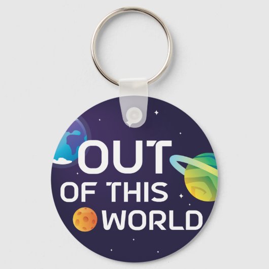 Cosmic Illustration uit deze World Outer Space Sleutelhanger (Voorkant)