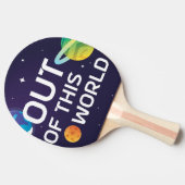 Cosmic Illustration uit deze World Outer Space Tafeltennisbatje (Zijkant)