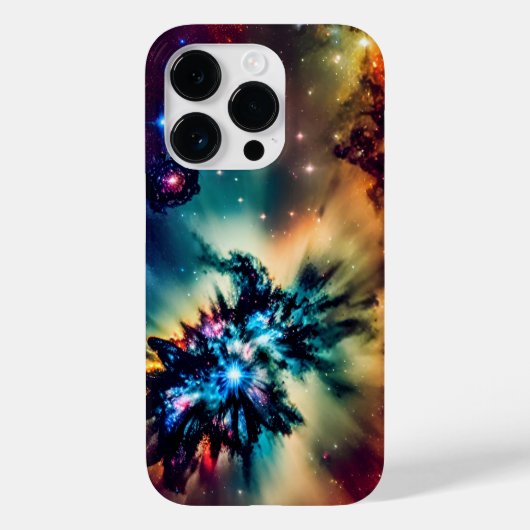 Cosmic indigo explodeerde mesmerizing space landsc Case-Mate iPhone case (Achterkant)