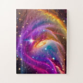 Cosmic Indigo Galaxy Amazing Dance Universe Party Legpuzzel (Verticaal)