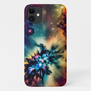 Cosmic indigo helder mystical mesmerized landschap Case-Mate iPhone case