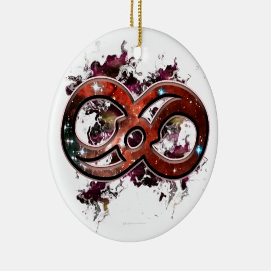 Cosmic Infinity Keramisch Ornament (Rechts)