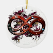 Cosmic Infinity Keramisch Ornament (Voorkant)