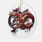 Cosmic Infinity Keramisch Ornament (Links)