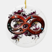 Cosmic Infinity Keramisch Ornament (Achterkant)