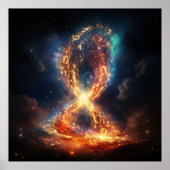 Cosmic Infinity Symbool Poster (Voorkant)
