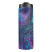 Cosmic Ink | Turquoise Blue Paars Galaxy Nebula Thermosbeker (Voorkant)