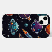 Cosmic iPhone Case: Hoesje met een ruimtethema (Achterkant (horizontaal))