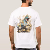 Cosmic Island Burger T-Shirt | Grappig Ruimtevoeds (Achterkant)