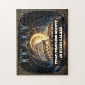 Cosmic Italy Roman Colosseum Celestial Art Legpuzzel (Verticaal)
