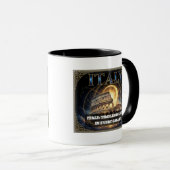 Cosmic Italy Roman Colosseum Celestial Art Mok (Voorkant rechts)