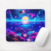 Cosmic Jellyfish Dreamscape Muismat - Onderwater (Met muis)