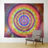 Cosmic Journey Mandala Wandkleed (In Situ (horizontaal))