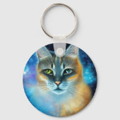 Cosmic Kat Sleutelhanger (Voorkant)