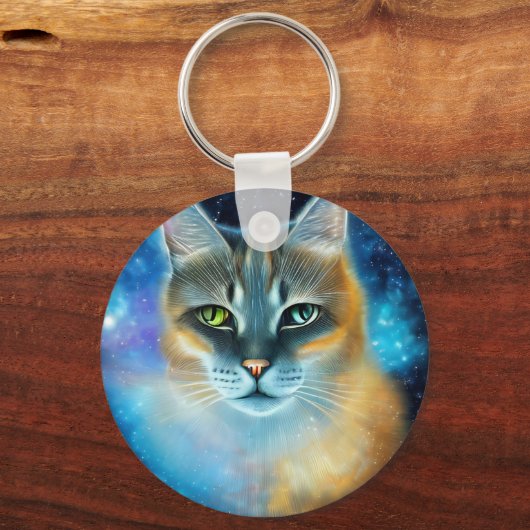 Cosmic Kat Sleutelhanger (Voorkant)
