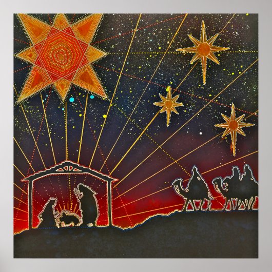 Cosmic Kerstmis Poster (Voorkant)