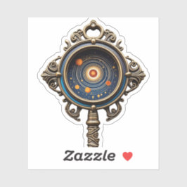 Cosmic Key Sticker:  ontwerp met een wervelende Sticker