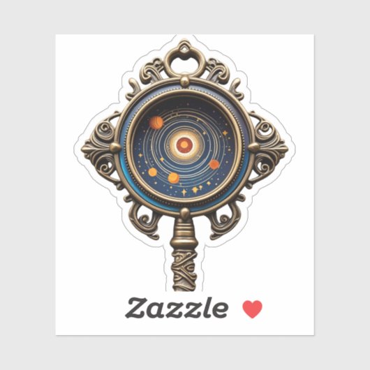 Cosmic Key Sticker:  ontwerp met een wervelende Sticker (Vel)