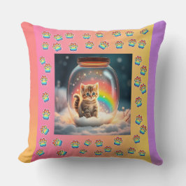 Cosmic Kitten Quest Pillow Kussen