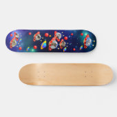 Cosmic Kittens in Alien Spaceship UFO Sci-fi Scene Persoonlijk Skateboard (Horizontaal)