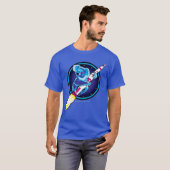 Cosmic Koala Jah Sunny Arts Design Tshirt (Voorkant volledig)