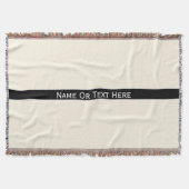 Cosmic Latte Cream, aangepaste naam of tekst hier Deken (Voorkant)