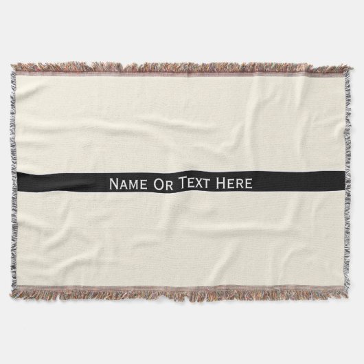 Cosmic Latte Cream, aangepaste naam of tekst hier Deken (Voorkant)