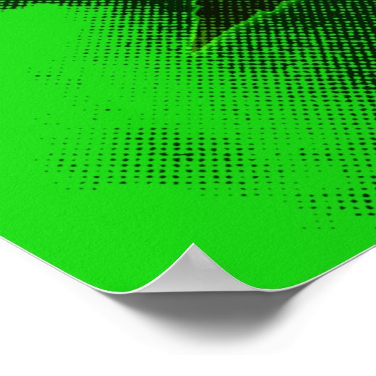 Cosmic Leaf: Neon Dreamscape Poster (Hoek)