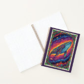 Cosmic Leviathan Whale Zentangle Galaxy Journal Notitieboek (Binnen)