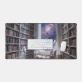 Cosmic Library Aesthetic Desk Mat - Dark Academia  (Keyboard & Muis)