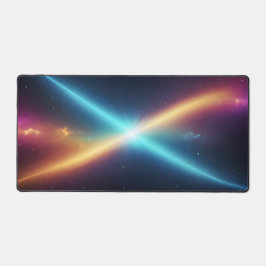 Cosmic Light Collision Abstract Glowing Space Bureaumat