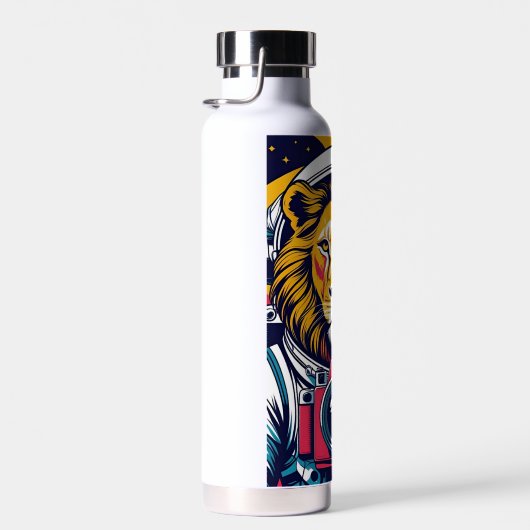 Cosmic Lion Astronaut Mug | Bold Space Art Coffee  Waterfles (Rechts)