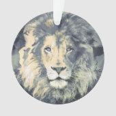 COSMIC LION KING | Aangepast Ornament (voorkant)