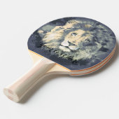 COSMIC LION KING | Aangepast pingpongpeddel Tafeltennisbatje (Voorkant Gekanteld)