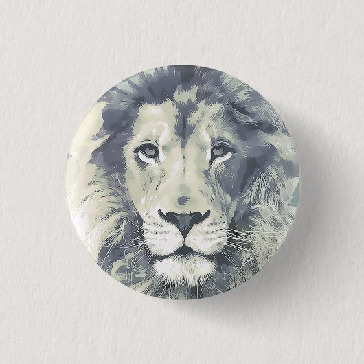 COSMIC LION KING | Aangepaste Buttonnen Ronde Button 3,2 Cm (Voorkant)