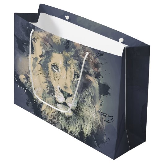 COSMIC LION KING | Aangepaste cadeautas (Voorkant Gekanteld)