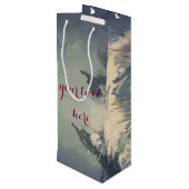 COSMIC LION KING | Aangepaste Gift Bag — Wijn Wijn Cadeautas (Achterkant Gekanteld)