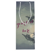 COSMIC LION KING | Aangepaste Gift Bag — Wijn Wijn Cadeautas (Achterkant)