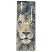 COSMIC LION KING | Aangepaste Gift Bag — Wijn Wijn Cadeautas (Voorkant)