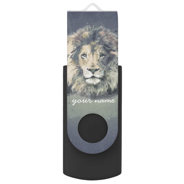 COSMIC LION KING | Aangepaste USB-flash drive USB Stick (Voorkant Verticaal)