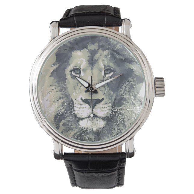 COSMIC LION KING | Aangepaste wacht Horloge (Voorkant)
