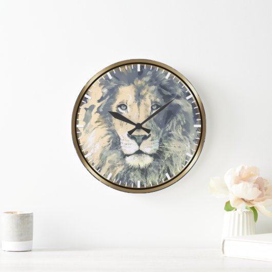COSMIC LION KING | Aangepaste wandklok (Huis)