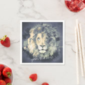COSMIC LION KING | Cocktail Paper Napkins Servetten (Insitu)