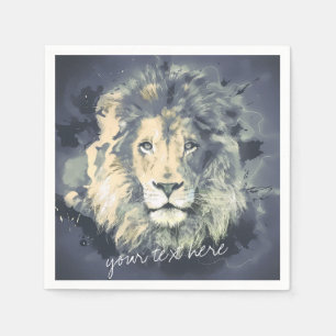 COSMIC LION KING   Cocktail Paper Napkins Servetten