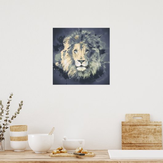 COSMIC LION KING POSTER (Keuken)