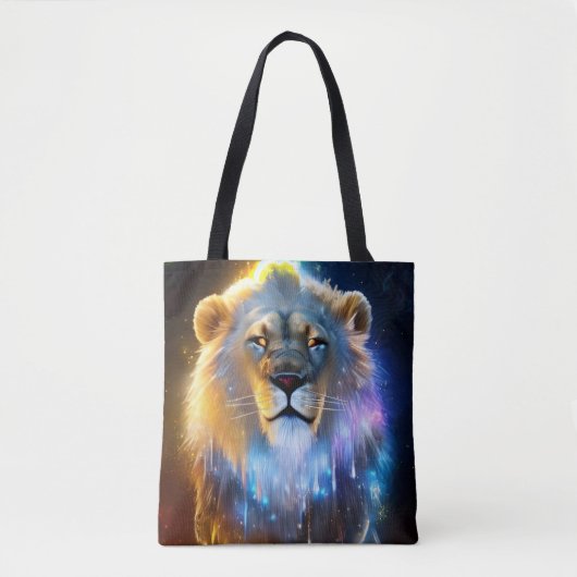 Cosmic Lion Tote Bag (Voorkant)