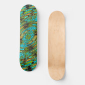 Cosmic Liquid Glass Patroon Persoonlijk Skateboard (Voorkant)
